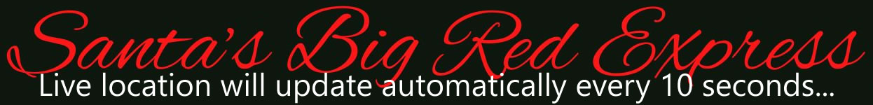 Santa's Big Red Express Live Tracker